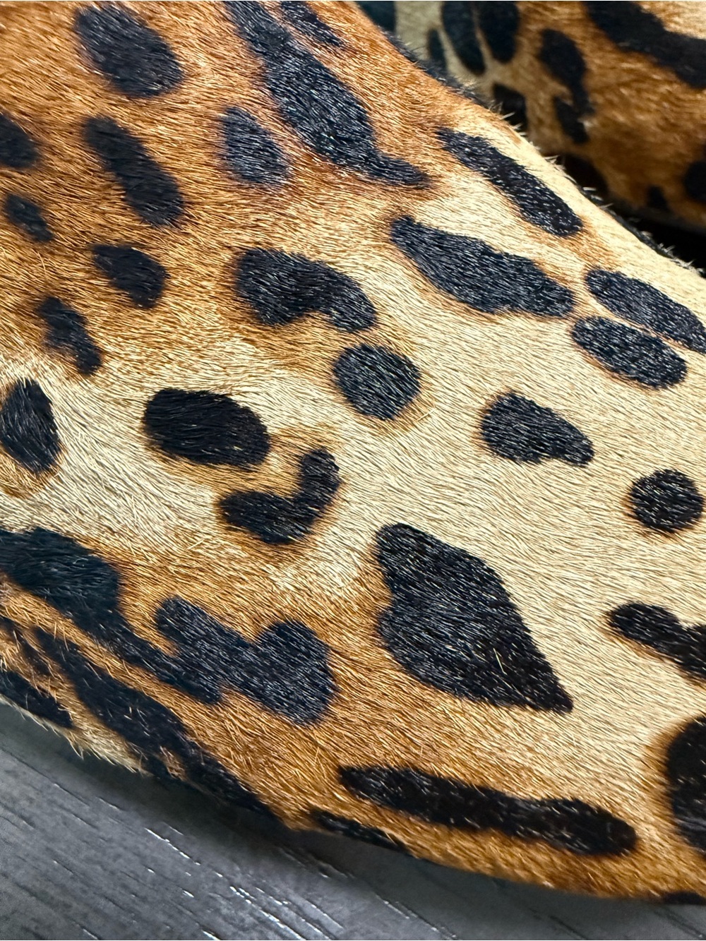 Gentle Souls Bailey Leopard Calf Hair Loafers Flats Women’s US 10M Slip On EUC - Picture 6 of 11
